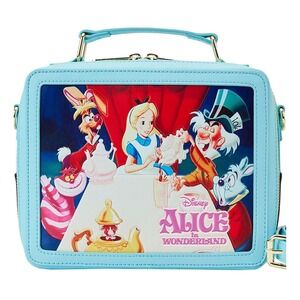 DISNEY LOUNGEFLY Alice in Wonderland Crossbody Bag – NEW
